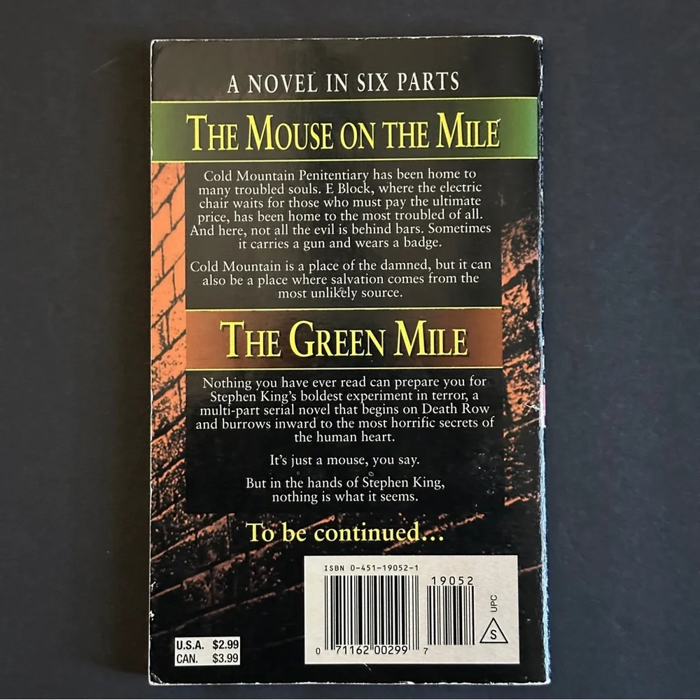 The Green Mile Book Set by Stephen King | Fiction | Paperback Set - Picture 3 of 10